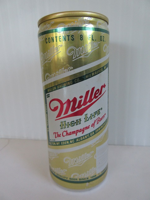 Miller High Life - 8oz - 'America's Quality...' in black bf
